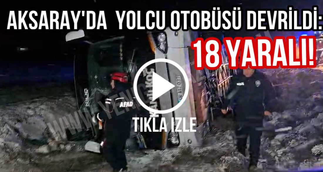 Aksaray’ın Sultanhanı ilçesinde yolcu