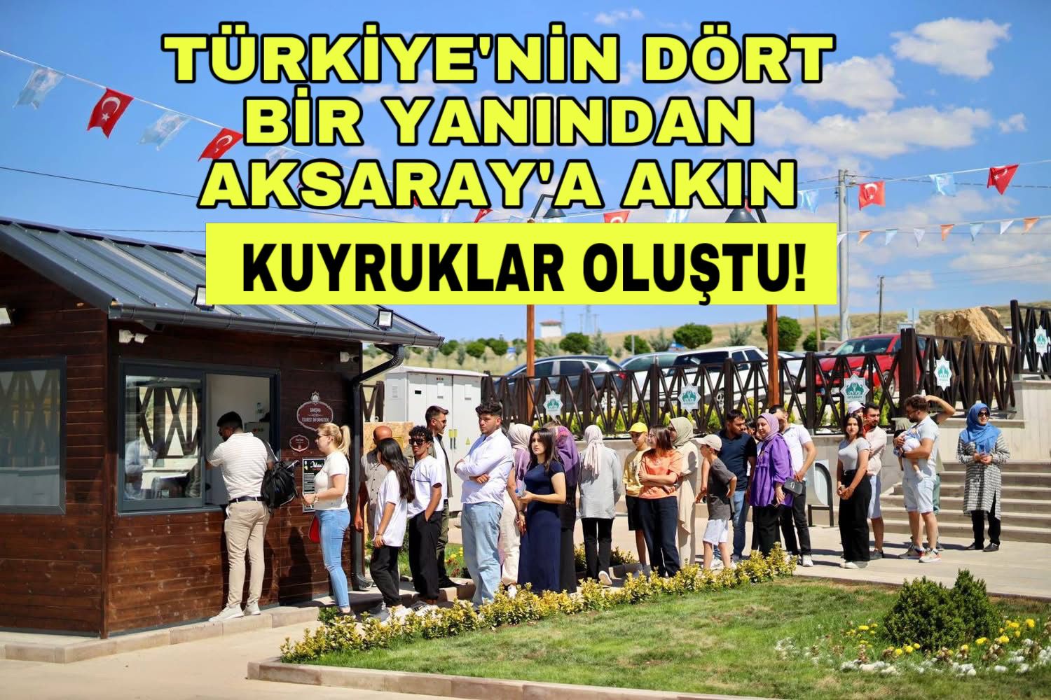 Türkiye’nin dört bir yanından Aksaray’a akın; Kuyruklar oluştu!