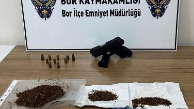 Niğde’nin Bor ilçesinde düzenlenen uyuşturucu operasyonunda gözaltına alınan 3 şüpheliden