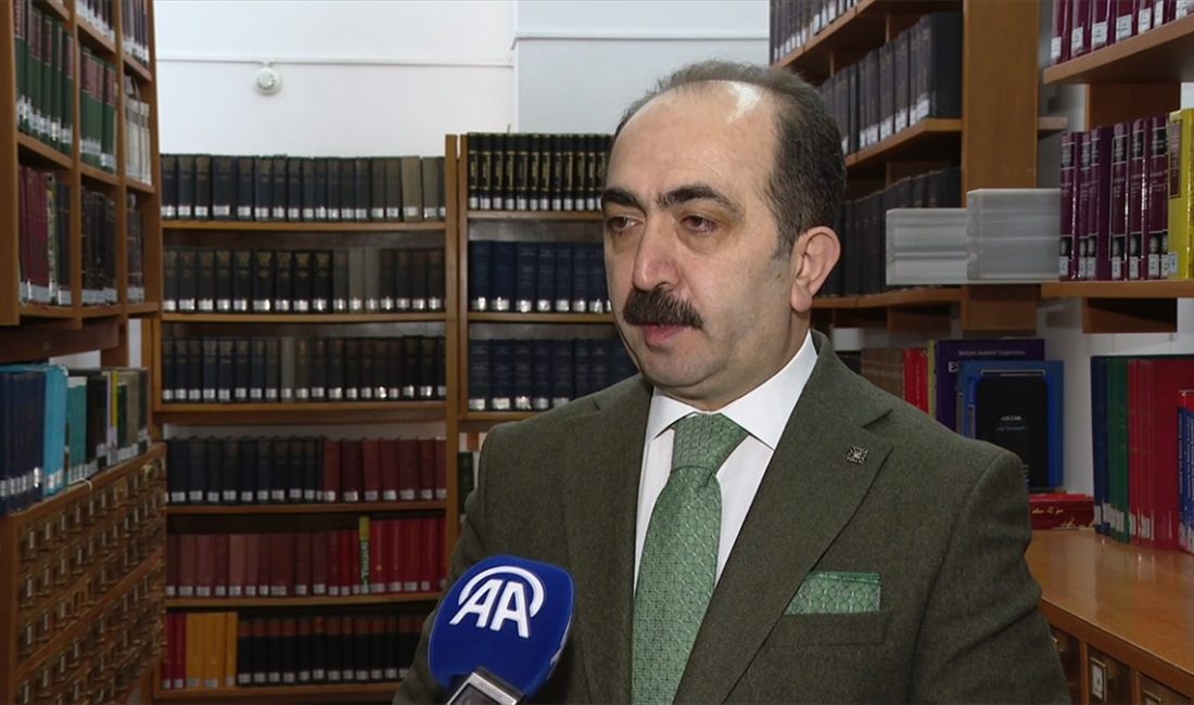 Türk Tarih Kurumu (TTK) Başkanı Prof. Dr. Yüksel Özgen, kurumun