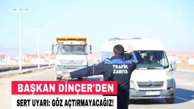 Aksaray Belediye Başkanı Evren Dinçer, izinsiz hafriyat dökümüne karşı kararlılıkla