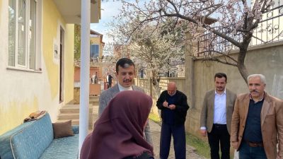 AK Parti Aksaray İl Başkanı Hamza Aktürk ve teşkilat mensupları