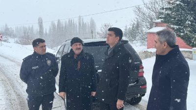 Güzelyurt Kaymakamlığı, ilçede etkili olan olumsuz hava koşulları nedeniyle 21