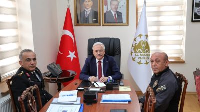 İçişleri Bakanı Ali Yerlikaya başkanlığında düzenlenen Ramazan Bayramı tedbirleri konulu