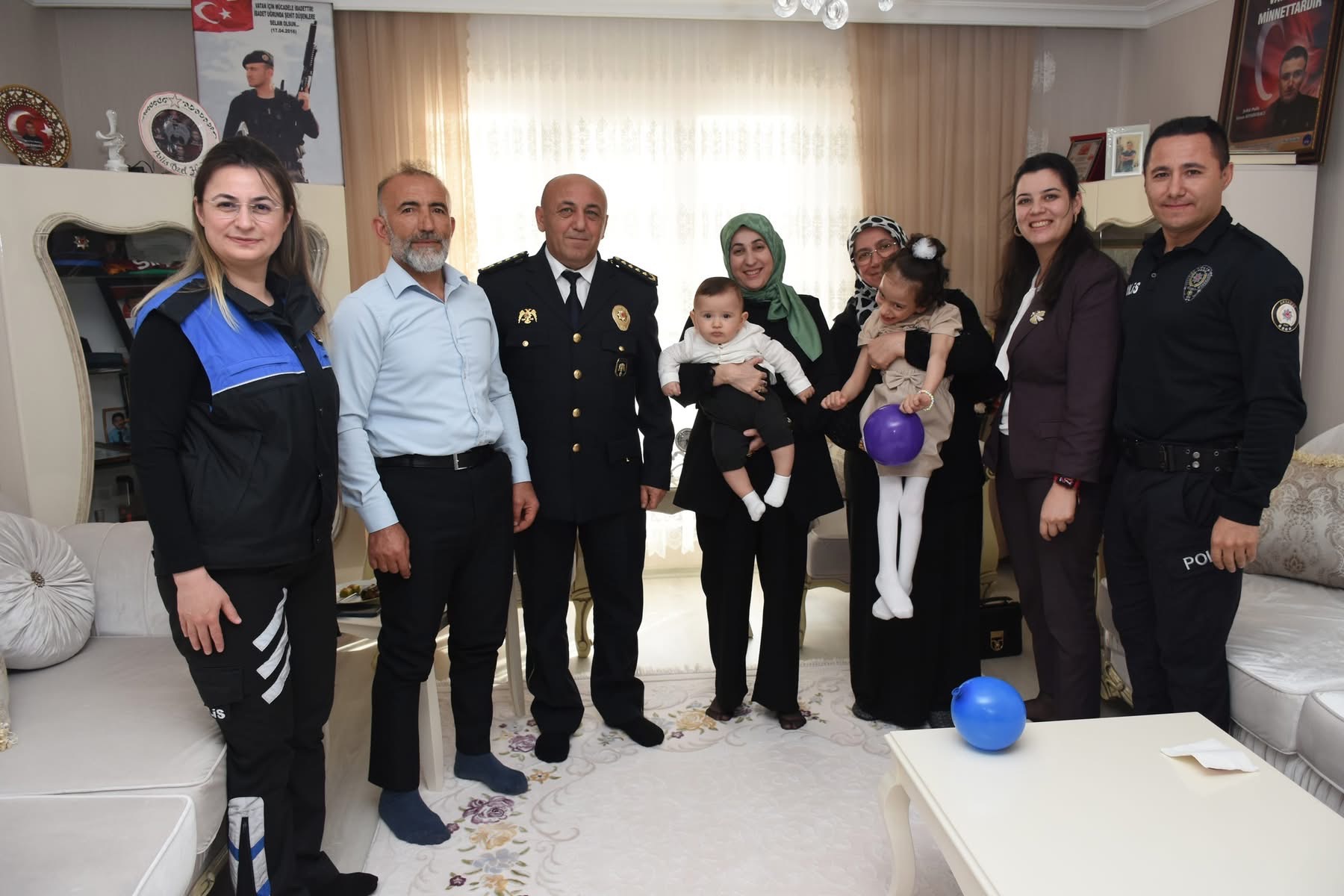 Aksaray Emniyet Müdürü’nden Şehit Ailelerine Bayram Ziyareti!