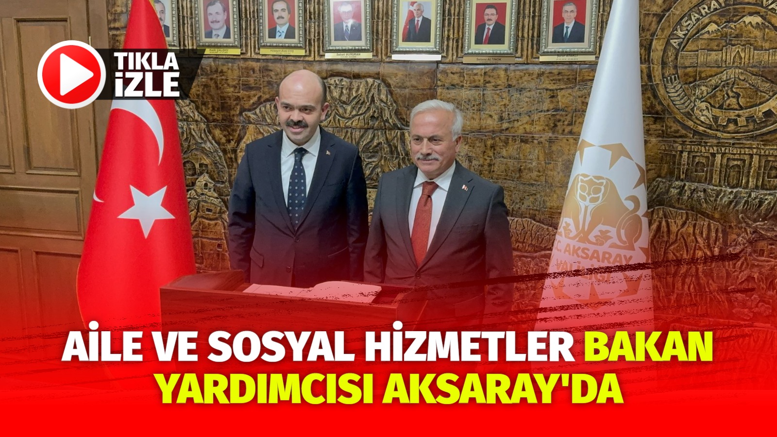 Aile ve Sosyal Hizmetler Bakan Yardımcısı Adil Çalışkan, bir dizi