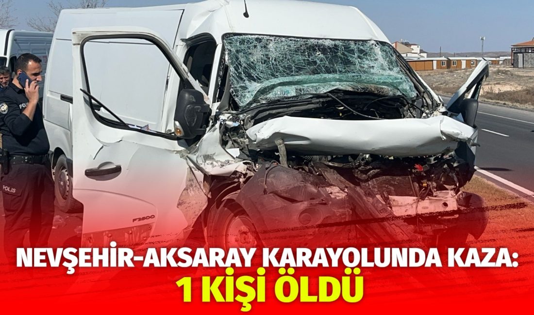 Nevşehir'de minibüsle tırın çarpışması