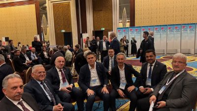 Ağaçören Belediye Başkanı Ecz. Kemal Salman, Türkiye Belediyeler Birliği toplantısına