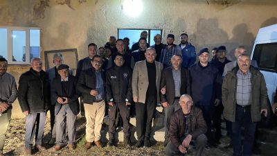 Ağaçören Kaymakamı, İl Genel Meclis üyeleri ve mesai arkadaşları ile