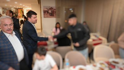 Aksaray Belediye Başkanı Evren Dinçer ve Aksaray Valisi Mehmet Ali