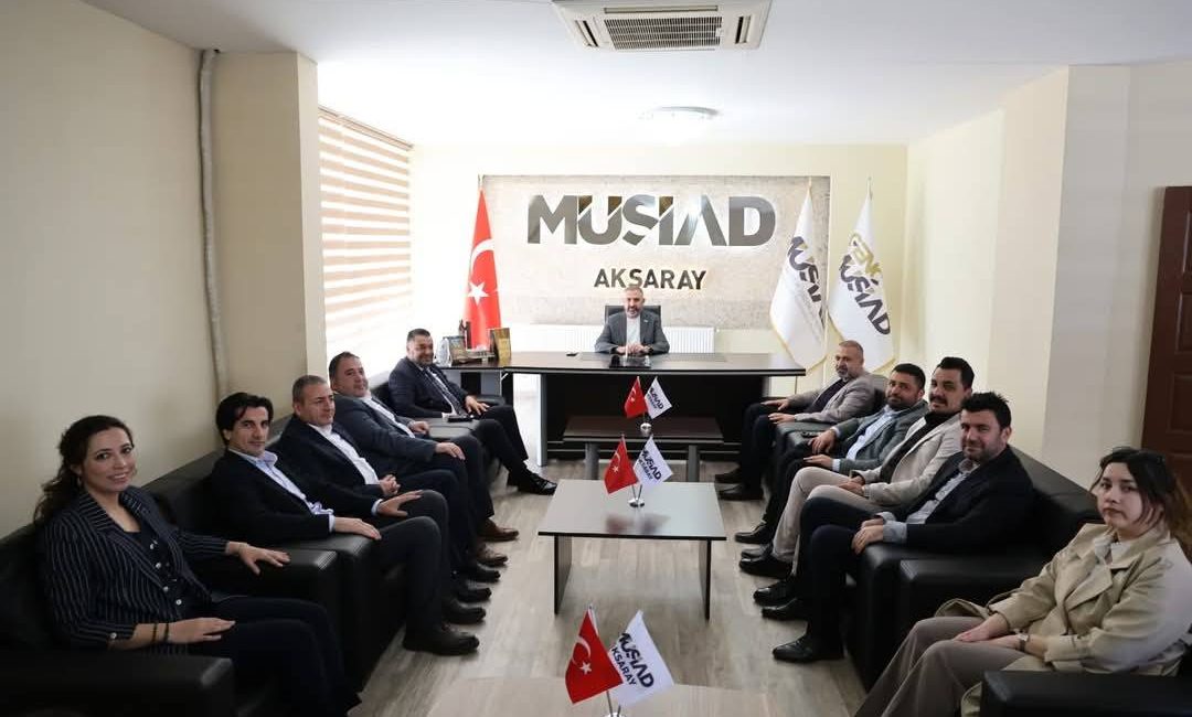 Aksaray Ticaret ve Sanayi Odası (ATSO) Başkanı Ahmet Koçaş ve