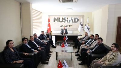 Aksaray Ticaret ve Sanayi Odası (ATSO) Başkanı Ahmet Koçaş ve