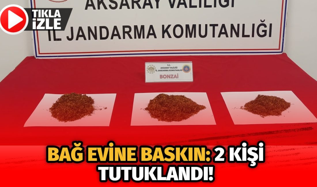 Aksaray’da jandarma ekipleri tarafından