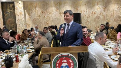 Aksaray Barosu tarafından geleneksel olarak düzenlenen iftar yemeği, 12 Mart
