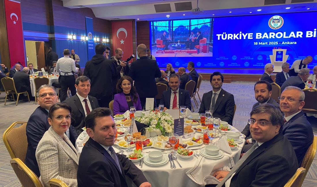 Türkiye Barolar Birliği tarafından düzenlenen iftar programına Aksaray Barosu da