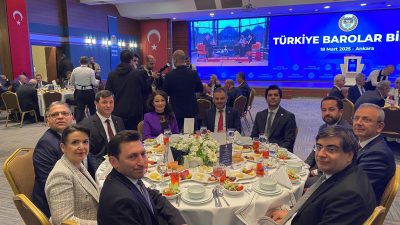 Türkiye Barolar Birliği tarafından düzenlenen iftar programına Aksaray Barosu da