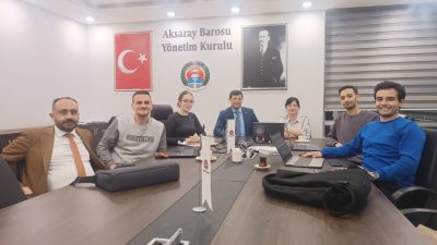 Aksaray Baro Başkanı Av. Erçin Mevlüt Düzgün ve Baro Başkan
