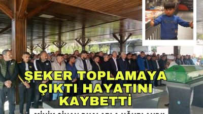 Aksaray’ın Çimeli Yeniköy köyünde bayram şekeri toplarken sulama kanalına düşerek