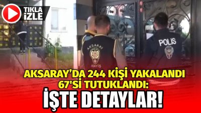 Aksaray Emniyet Müdürlüğü, şehir genelinde halkın huzur ve güvenliğini sağlamak