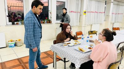Eskil Kaymakamı Fuat Yurddaş, İlçe Milli Eğitim Müdürü İbrahim Kılıçer