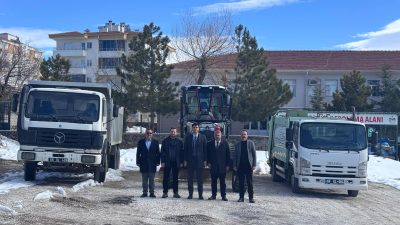 Aksaray İl Özel İdaresi koordinesinde Güzelyurt’a bir çöp kamyonu, bir