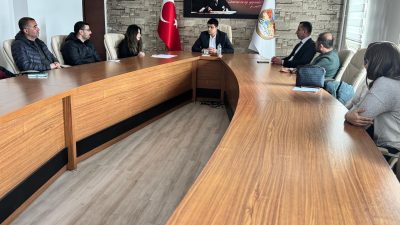 Güzelyurt Kaymakamı Muammer Yetiş’in başkanlığında, İlçe Milli Eğitim Müdürü, şube