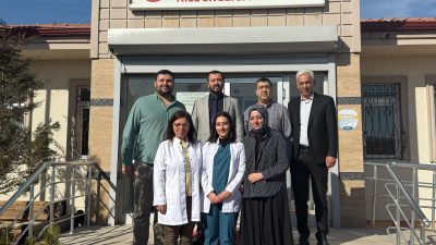 Halk Sağlığı Hizmetleri Başkanı Dr. Furkan Maraşlıoğlu, sağlık yöneticileriyle birlikte