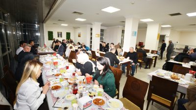 Aksaray Adliyesi tarafından düzenlenen iftar yemeği, adliye çalışanları ve yakınlarını