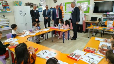 Aksaray İl Millî Eğitim Müdürü Metin Alpaslan, Seyhun Aytaç Anaokulu’nu