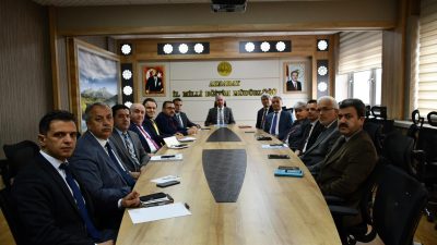 Aksaray İl Millî Eğitim Müdürü Metin Alpaslan başkanlığında düzenlenen değerlendirme