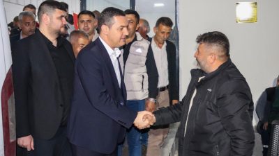 İYİ Parti Aksaray Milletvekili Turan Yaldır, Yeşiltepe Belediye Başkanı İsmail