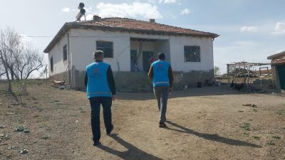 Ağaçören İlçe Müftülüğü, halkın teslim ettiği zekat ve fitreleri alışveriş
