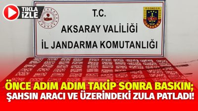 Aksaray İl Jandarma Komutanlığı ekipleri tarafından şehir içerisinde icra edilen