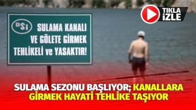 Ulurmak Sulamasında 2025 yılı sulama sezonu 28 Mart 2025 tarihinde