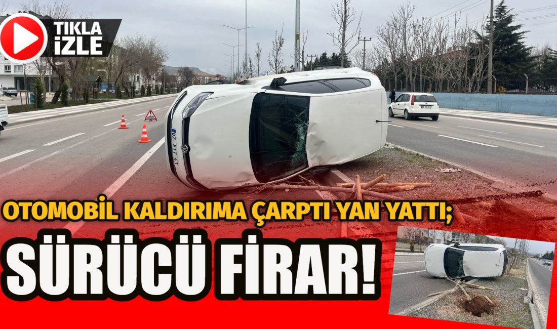 Aksaray’da virajı alamayan küçük