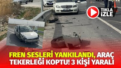 Aksaray-Konya karayolunda meydana gelen kazada iki araç çarpıştı. Kazada üç