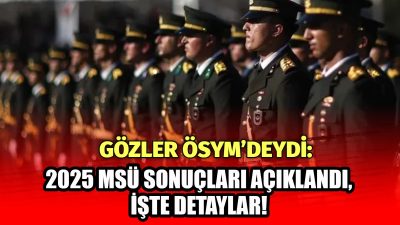 ÖSYM, 2025 Millî Savunma Üniversitesi Askerî Öğrenci Aday Belirleme Sınavı