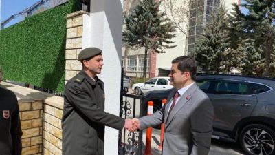 Ortaköy Kaymakamı Ahmet Karatepe, ilçedeki kamu kurumlarına yönelik ziyaretleri kapsamında