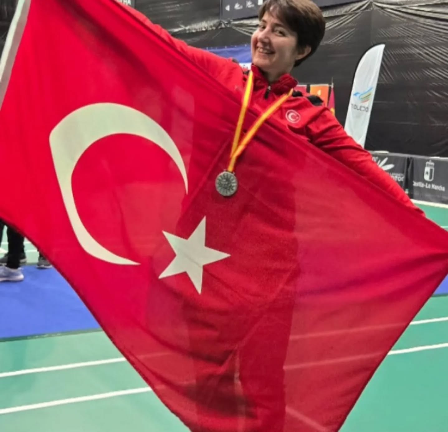 İspanya’nın Toledo kentinde düzenlenen “Spanish Para Badminton International Level I”