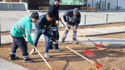 Aksaray Belediyesi, Küçük Bölcek Mahallesi’nde yeni bir park yapım çalışmalarını