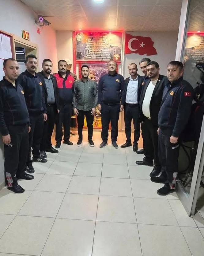 Ortaköy Belediye Başkanı’ndan gece mesaisindeki personellere ziyaret