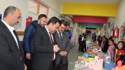 Ağaçören’de, Şehit Tunahan Erbaşı İlkokulu öğrencileri ve öğretmenleri tarafından hazırlanan