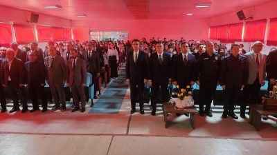 Sultanhanı Kaymakamı Bilal Göksun, Belediye Başkanı Fahri Solak ve birçok
