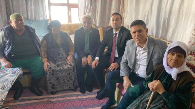 Sultanhanı Kaymakamı Bilal Göksun, Belediye Başkanı Fahri Solak ve Belediye