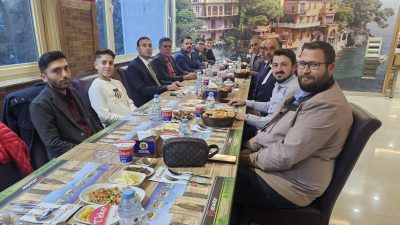 Sultanhanı Kaymakamı Bilal Göksun ve Belediye Başkanı Fahri Solak, İlçe