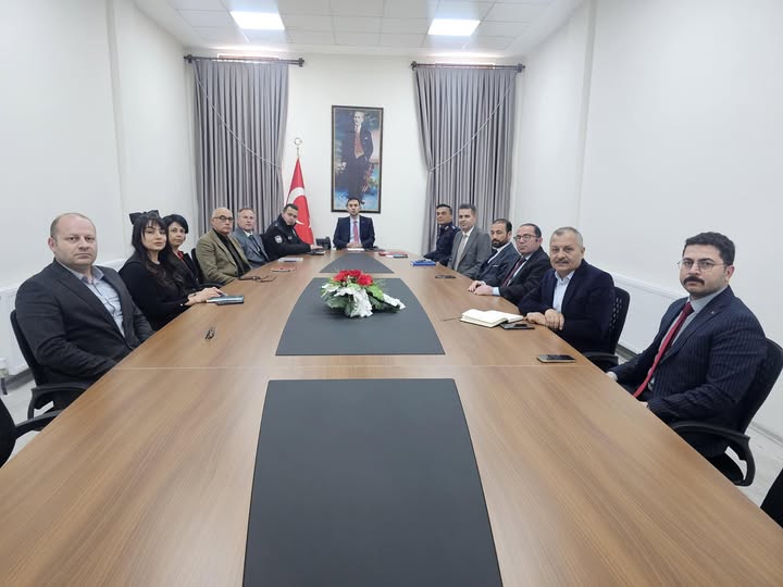 Sultanhanı Kaymakamı, kamu kurum müdürleriyle bir araya geldi
