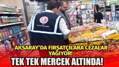 Aksaray’da yaklaşan şeker bayramı öncesinde fiyat denetimleri sıkılaştırıldı. Özellikle tatlı,