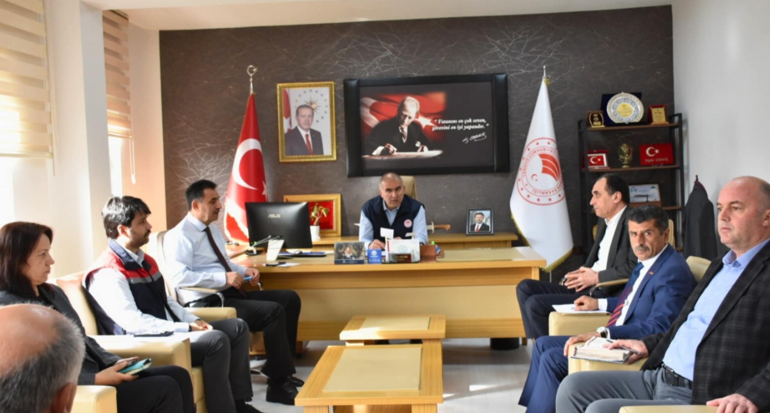 Aksaray İl Tarım ve Orman Müdürlüğü, haftalık olağan toplantısını İl
