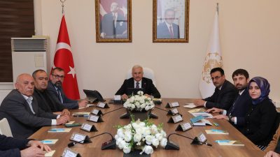 Uluırmak Sulama Birliği, Aksaray Valisi Mehmet Ali Kumbuzoğlu’nun başkanlığında toplandı.
