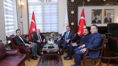 Gençlik ve Spor Bakan Yardımcısı Enes Eminoğlu, Aksaray Valisi Mehmet